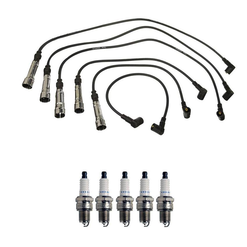 VW Ignition Wire Kit (7mm) (5 Pieces) 99917006290 - Denso